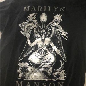 Marilyn Manson tour shirt size medium.